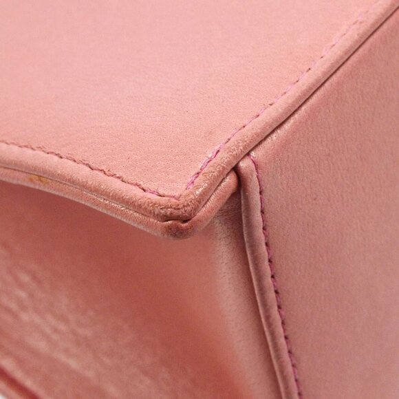 Chanel Pink Lambskin Handbag - Picture 6 of 10